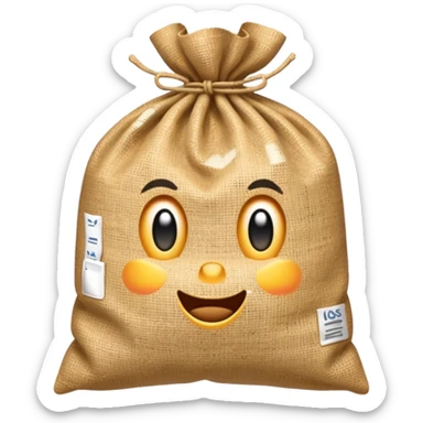 oats sack sticker