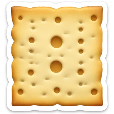 saltine cracker sticker