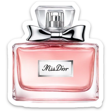 Miss dior perfume sticker