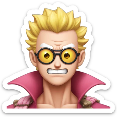 Donquixote Doflamingo Menacing sticker