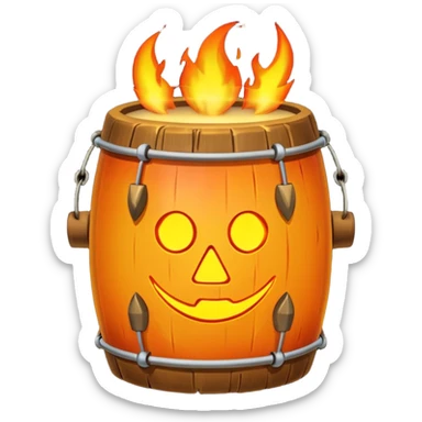 SHAMAN DRUM FIRE sticker
