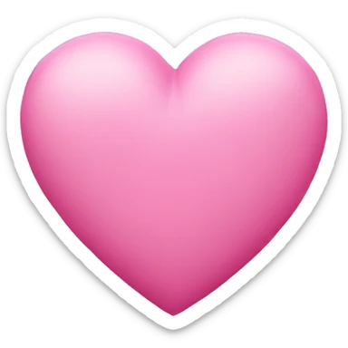 pink heart sticker