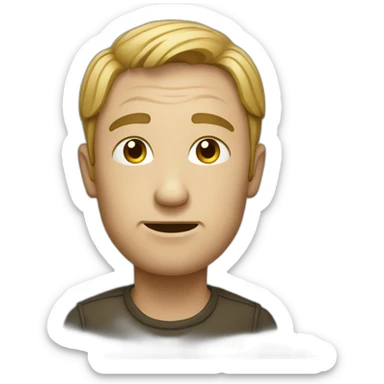 A man with lost of AUD  sticker