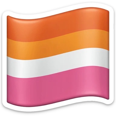 Could you please make the lesbian pride flag sticker