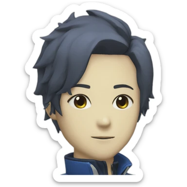 persona 3 protagonist sticker