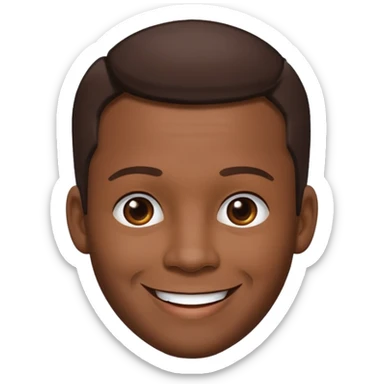 Bobby Brown (b.1969) with dark brown hair sticker