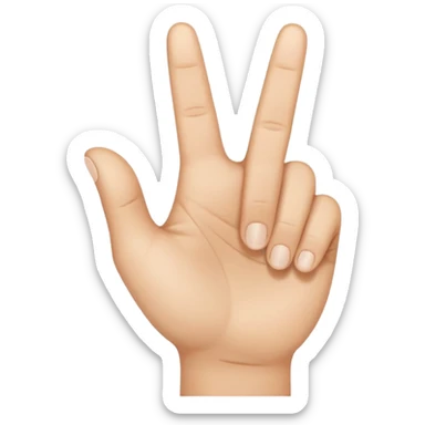 gesto de meter la nariz por los dedos mientras los dedos hacen un círculo. Así: 👌🏻 sticker