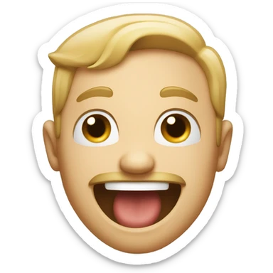 Laughter hardly  sticker