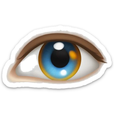 Skin care, lighter skin bit not lighter, clear blue eyes sticker