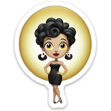3 eyed betty boop sticker