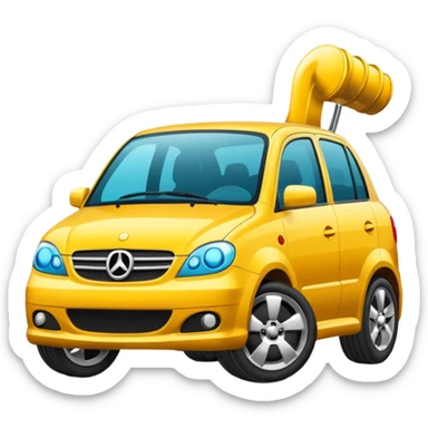 faz um carro de som sticker