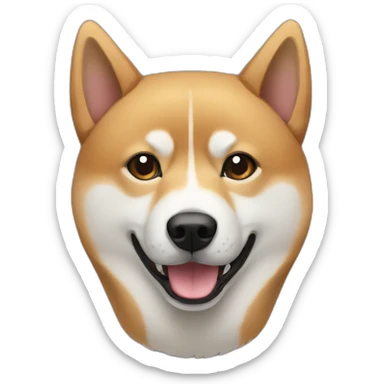 blackShiba Inu sticker