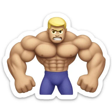 muscle sticker