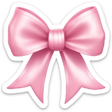Light pink bows sticker