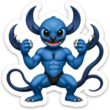 Stitch-Venom-fusion sticker