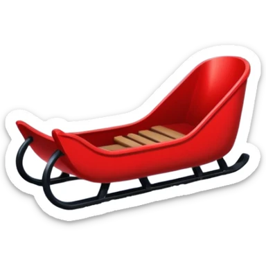 navidad trineo  sticker