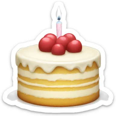 light vanilla cake sticker