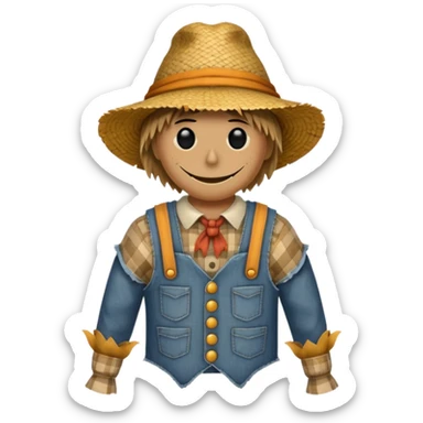 Scarecrow, sticker