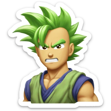Végéta dbz sticker