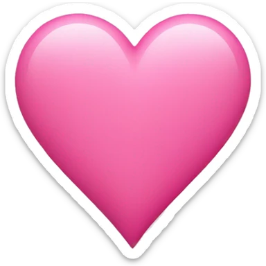 pink heart sticker