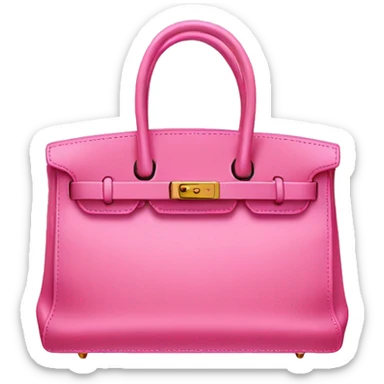 Pink Birkin bag sticker