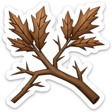 broken branch sticker