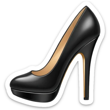 black heels sticker