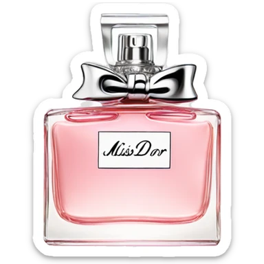 Miss dior perfume sticker