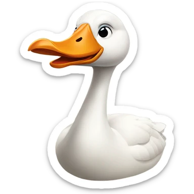Silly geese goose sticker