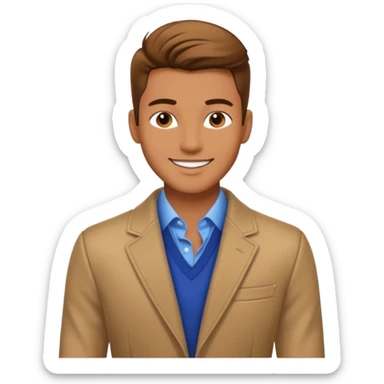 male fashion model sticker