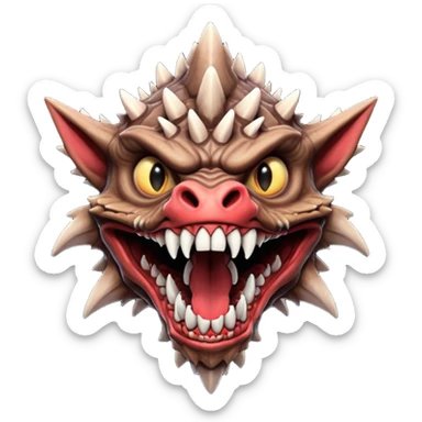 Stranger things 5 demogorgon sticker