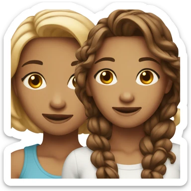 4 pretty bestfriends sticker