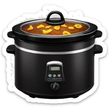 Crockpot black  sticker