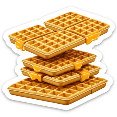 Waffle fries  sticker