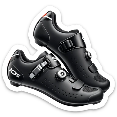 Road cycling shoes sticker