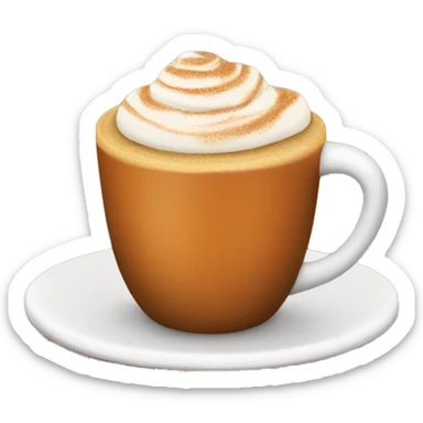 Pumpkin spice latte sticker