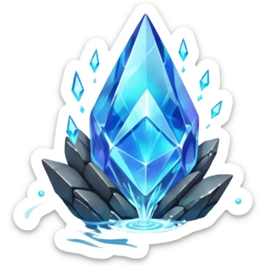 Elemental Water-Electric-Rock-Steel-type natural realistic elegant cool handsome beautiful pretty badass Pokémon-Fakémon-creature sticker