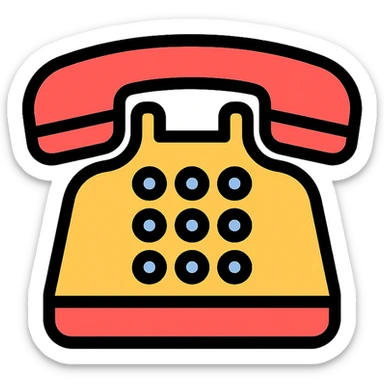 telephone sticker