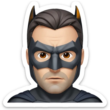 ben affleck batman with mask sticker
