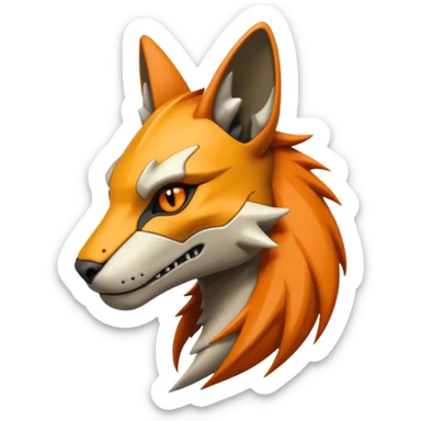 Pretty Cyberpunky Cool Marowak-Feline-hybrid sticker