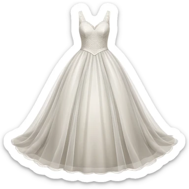 Robe mariage sticker