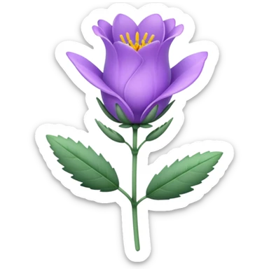 lavanda flower sticker