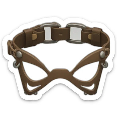 Pelinegra con braquets sticker