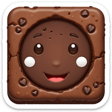 Chocolate Brownie sticker