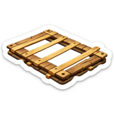 A sunken raft sticker