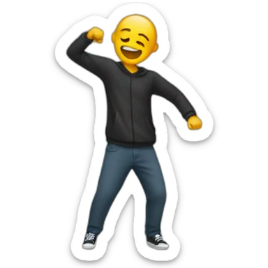  a person who does a dab sticker