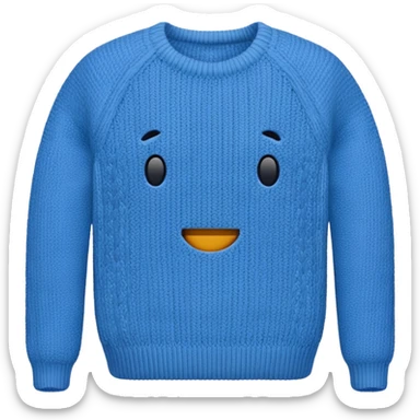 knitted garment sticker