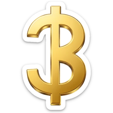 dollar emoji sticker