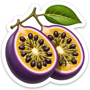 passionfruit fruit sticker