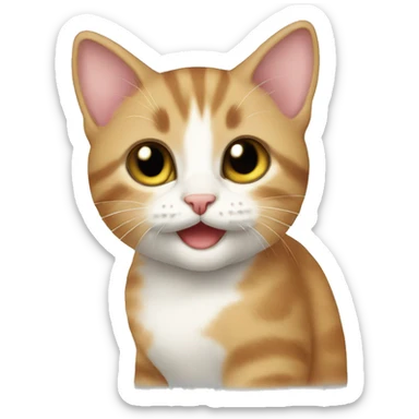 Kitten sticker
